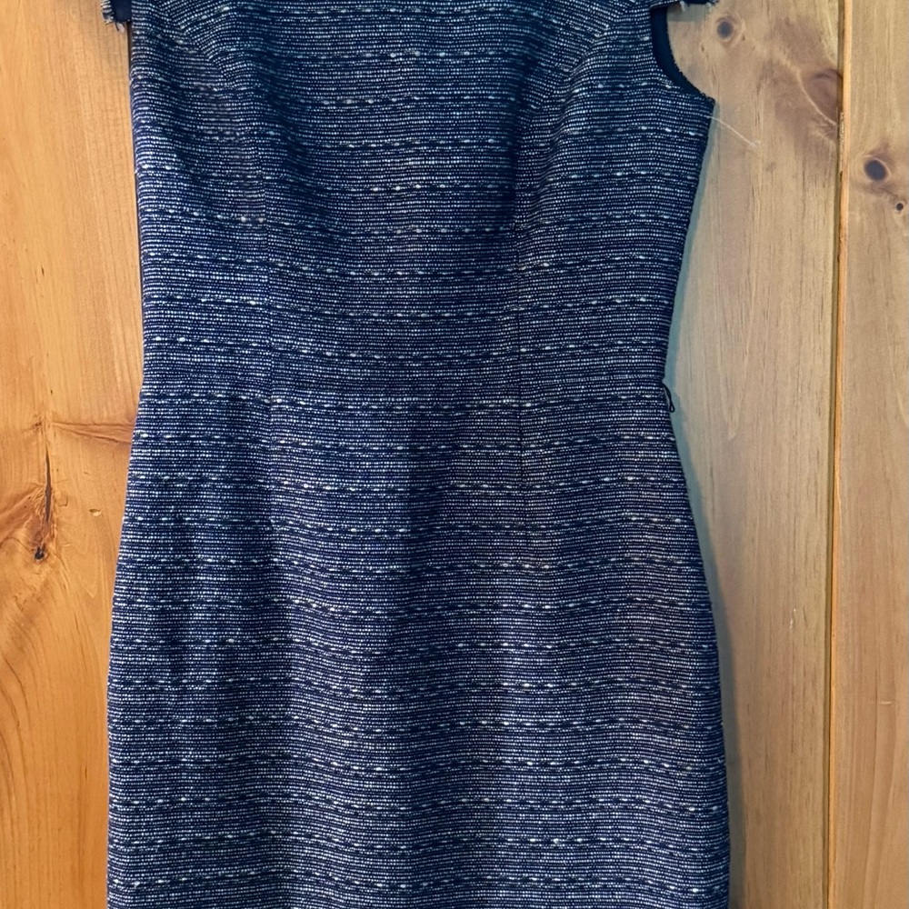 Kay Unger Black Mini Dress Square Neck. Sz 2
